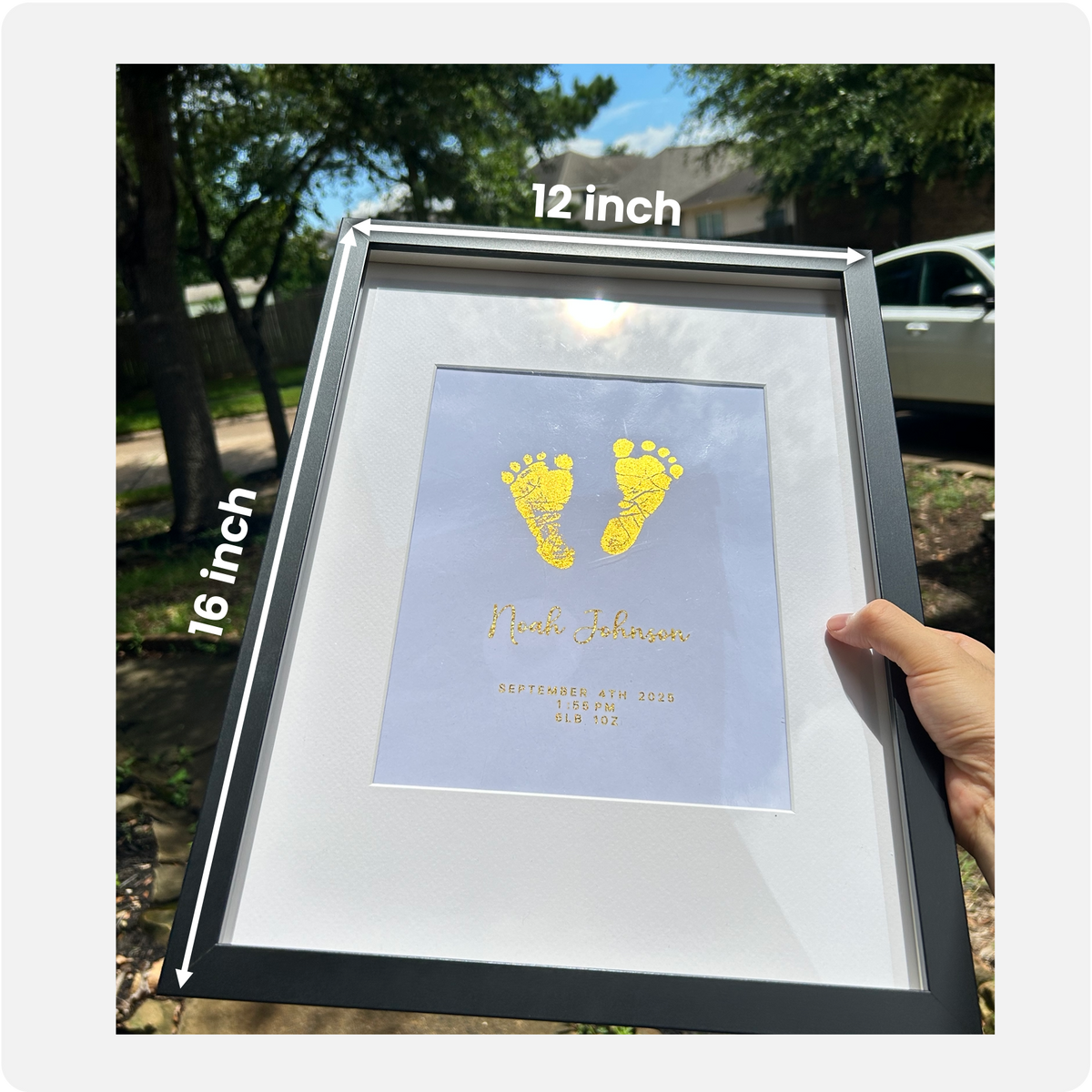 Baby Footprint Keepsake