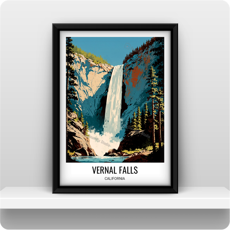 Vernal Falls, California, US