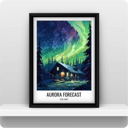 Aurora Forecast, Iceland, Europe