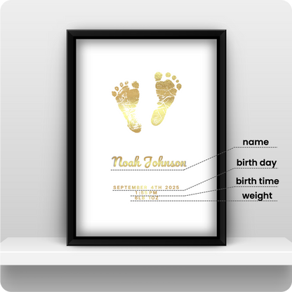 Baby Footprint Keepsake