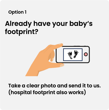 Baby Footprint Keepsake