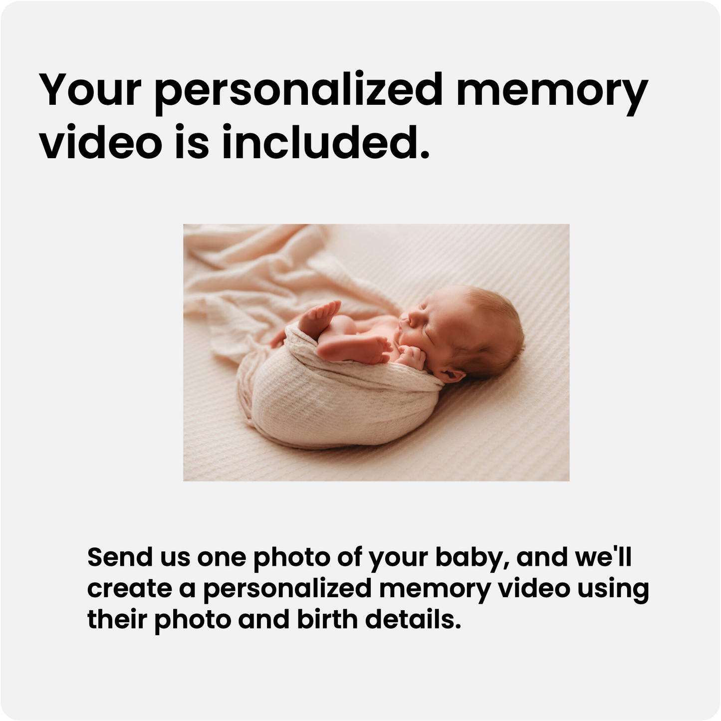Baby Footprint Keepsake