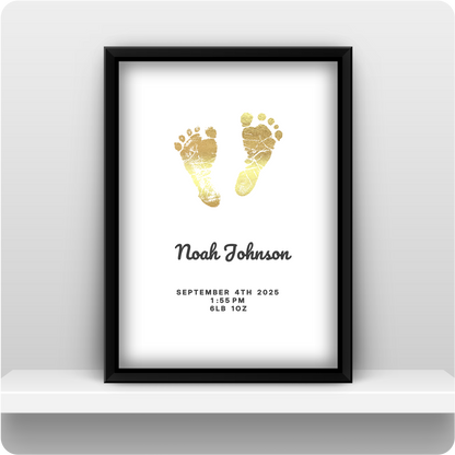 Baby Footprint Keepsake