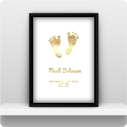 Baby Footprint Keepsake