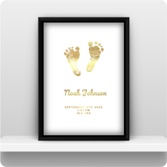 Baby Footprint Keepsake